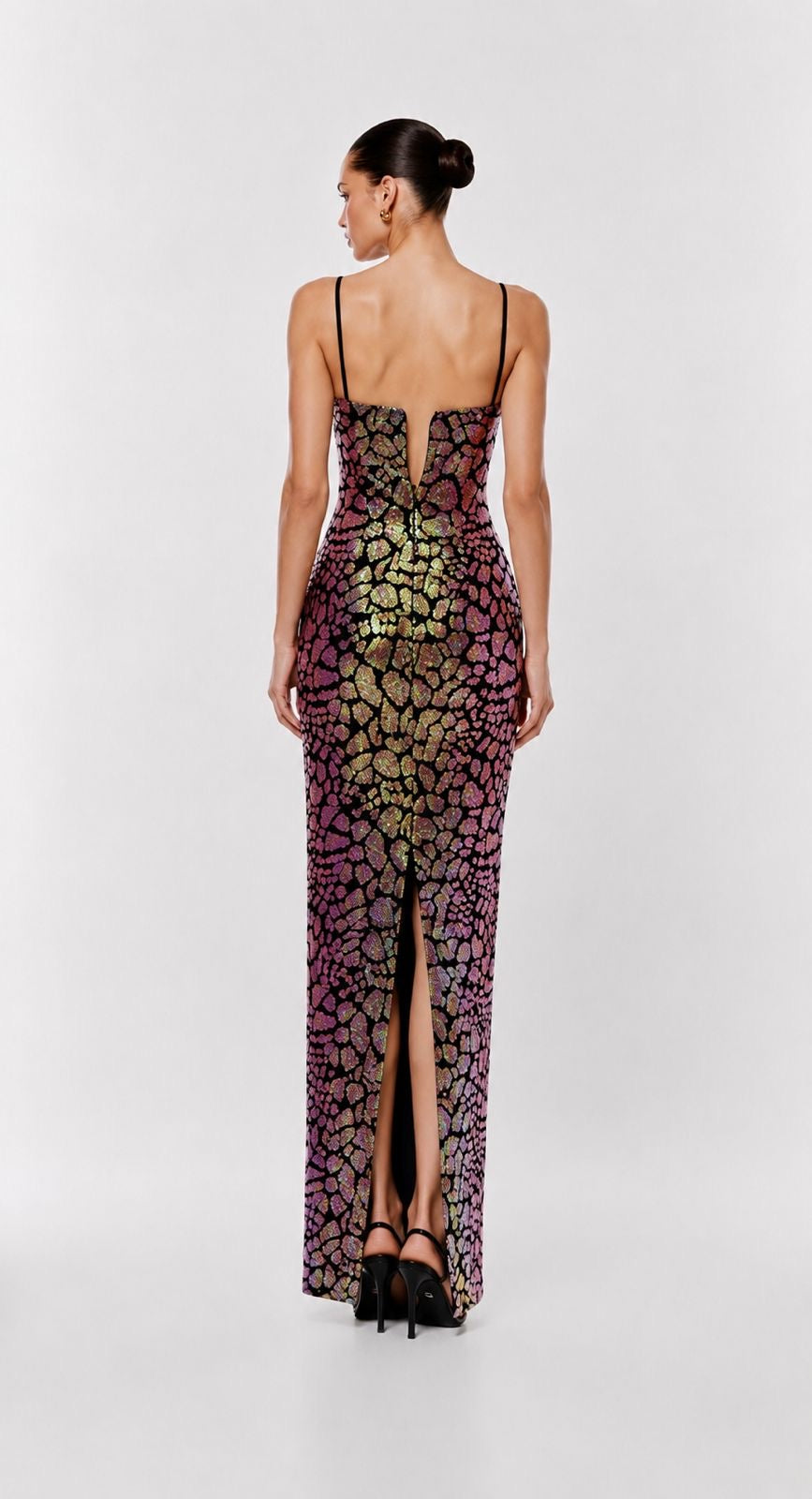 Obsidian flame gown