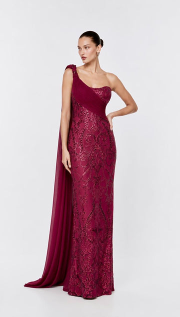 Garnet Empress Gown