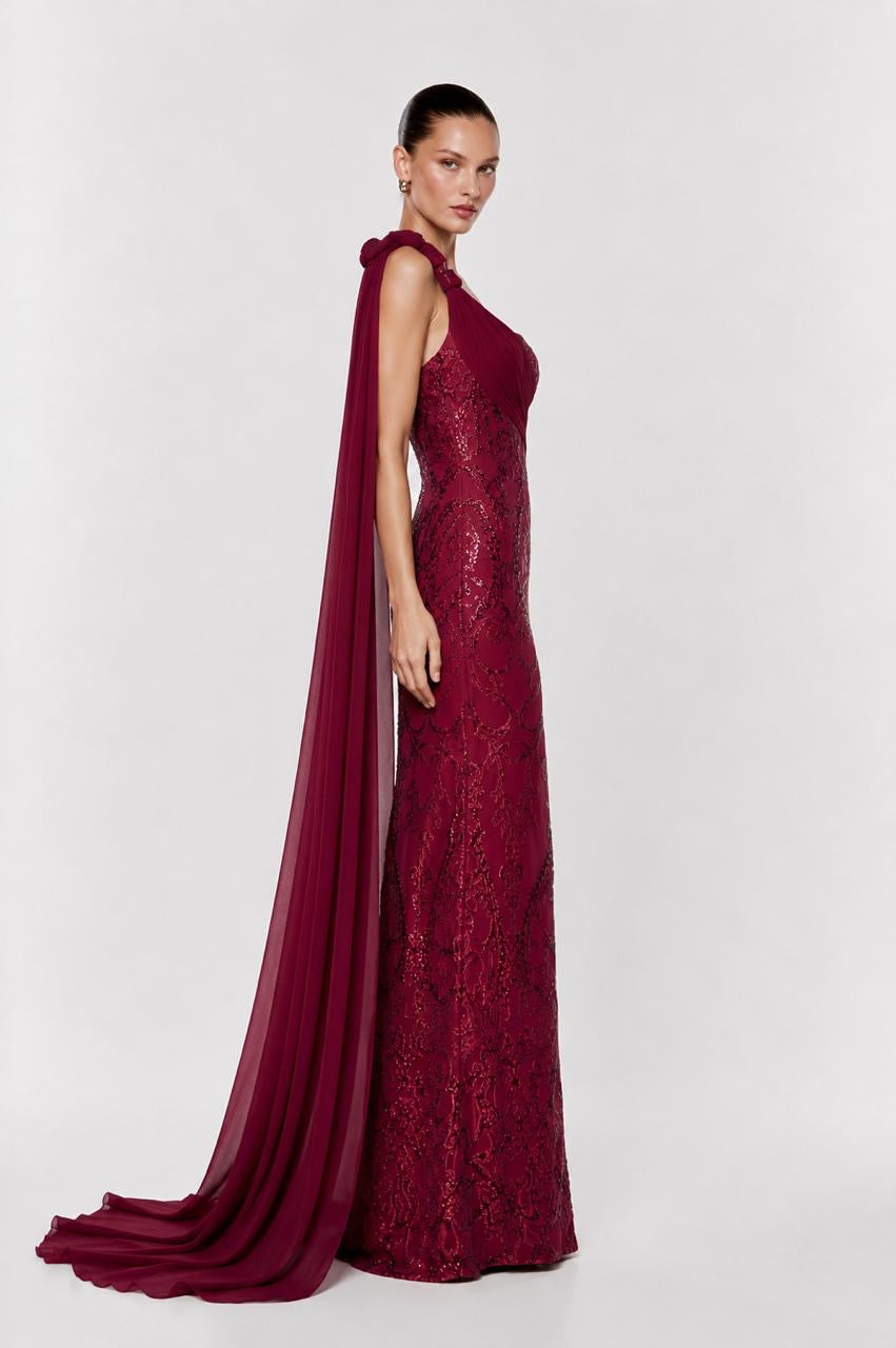 Garnet Empress Gown