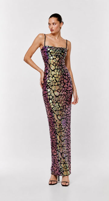 Obsidian flame gown